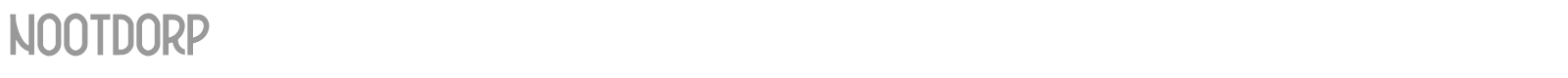 Nootdorp font preview